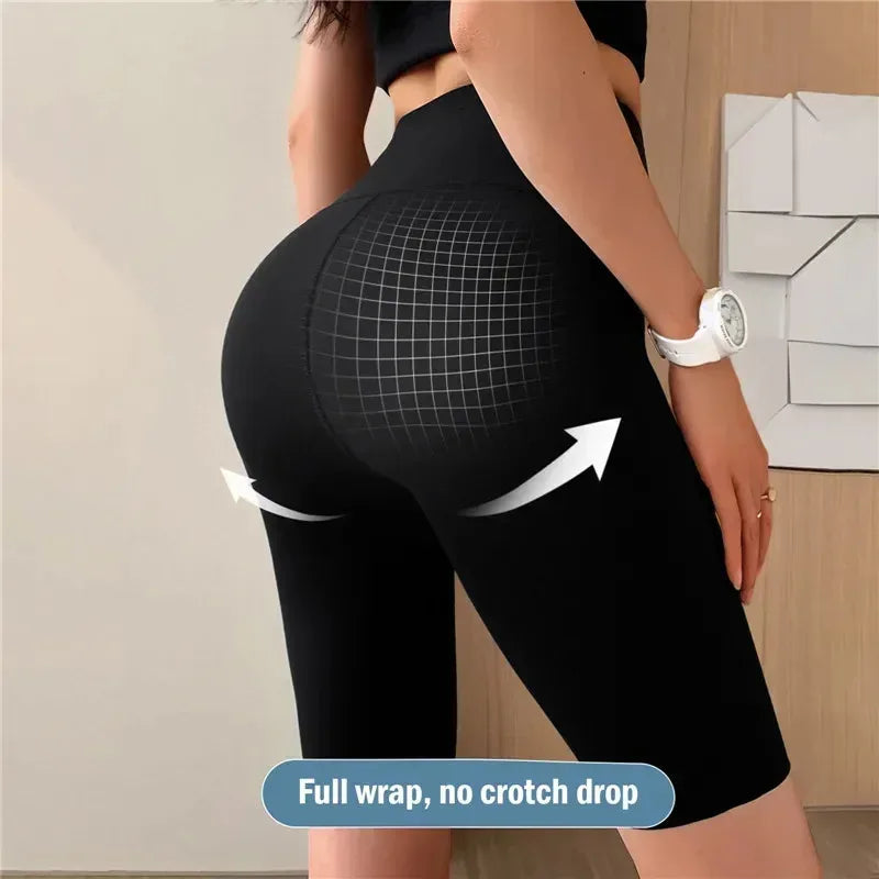 Shorts Femme M-XL, Shorts de sport pour femme, Nouveaux shorts cyclisme jogging fitness taille haute push-up, Shorts de sport leggings, Vêtements de yoga