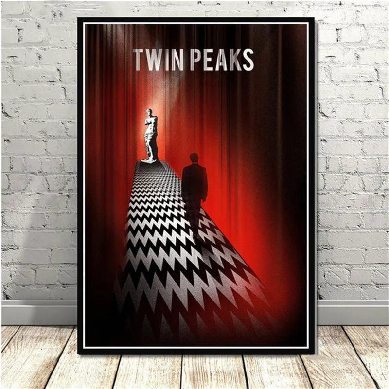 Serie de TV Twin Peaks, póster de anime de película clásica y grabados en lienzo, pintura artística, cuadros de pared para sala de estar, decoración del hogar