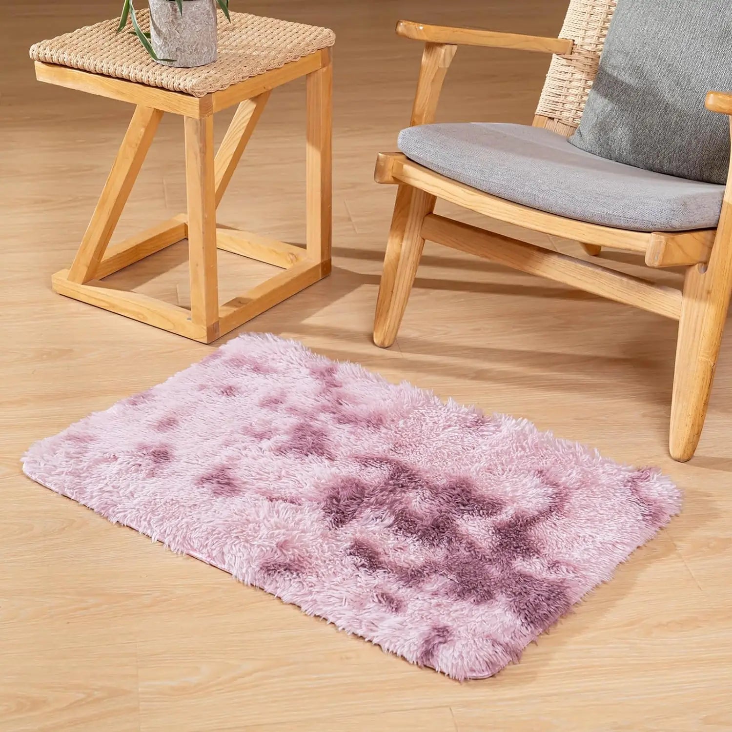 VIKAMA 40*60 Felpudo Alfombrilla de Bienvenida Alfombra Suave para Sala de Estar Alfombra para Dormitorio Suave Alfombrilla Cálida de Invierno Alfombra de Habitación Decoración del Hogar
