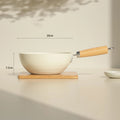 Mini poêle à frire antiadhésive en céramique, wok, poêle à œufs, steaks, crêpes, compatible tous feux (induction, gaz), ustensile de cuisine
