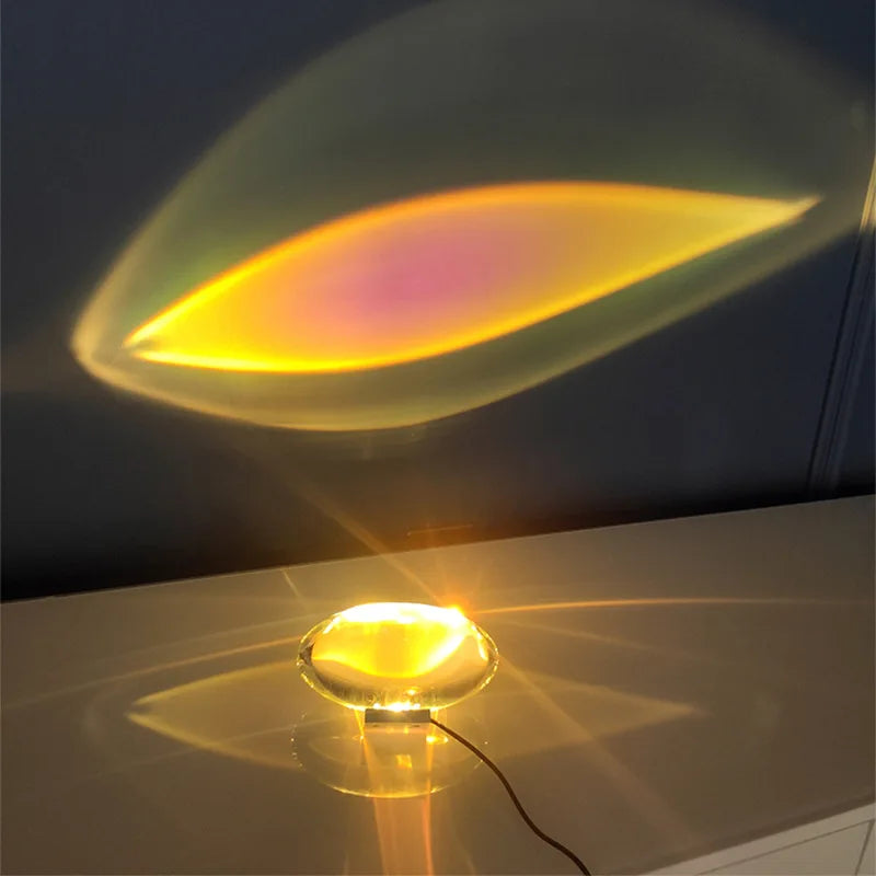 Lampe de table design italien LED Cristal Eye Of The Sky Livraison gratuite Lampes en forme d'œuf Salon Chambre Décor Lumière Projecteur de nuit