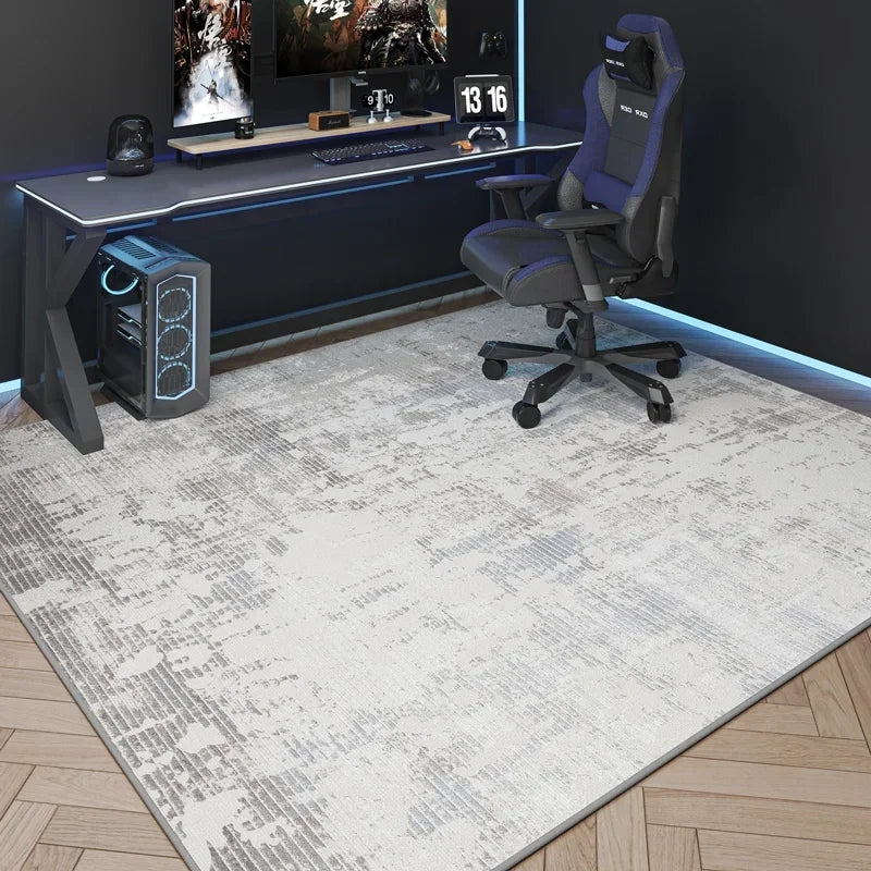 Alfombra para sala de juegos VIKAMA - Tapete para sala de estar de estilo simple - Alfombra duradera y lavable para sofá y mesa de café - Decoración del hogar