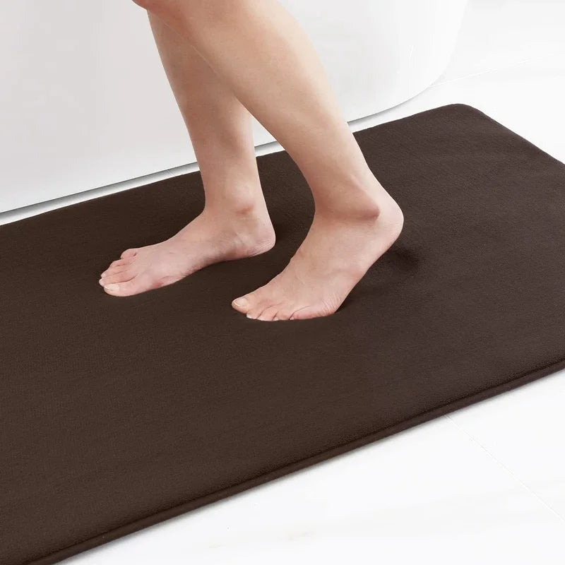 VIKAMA Alfombras de baño absorbentes de agua para el suelo, alfombras de secado rápido antideslizantes para el umbral del baño, alfombrillas antideslizantes para los pies, alfombras de aseo, decoración del hogar