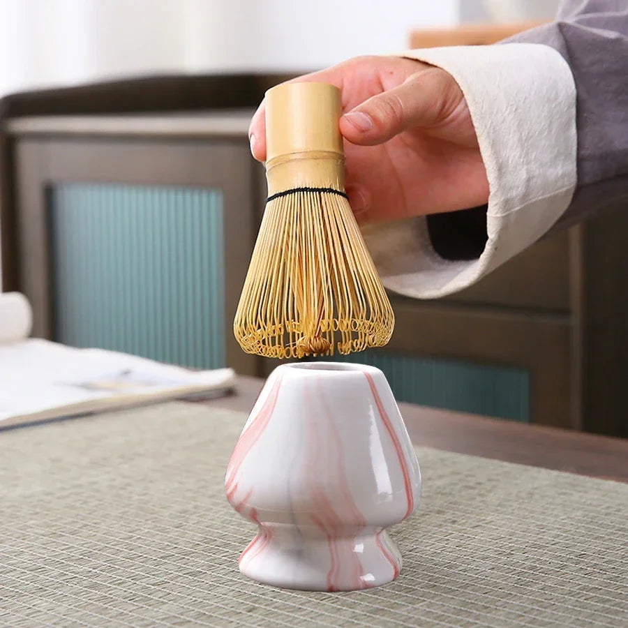 Juego de té japonés Matcha de 4 piezas, seguridad de bambú, cuchara de té, juego de té, herramientas para remover el té, accesorios de cocina