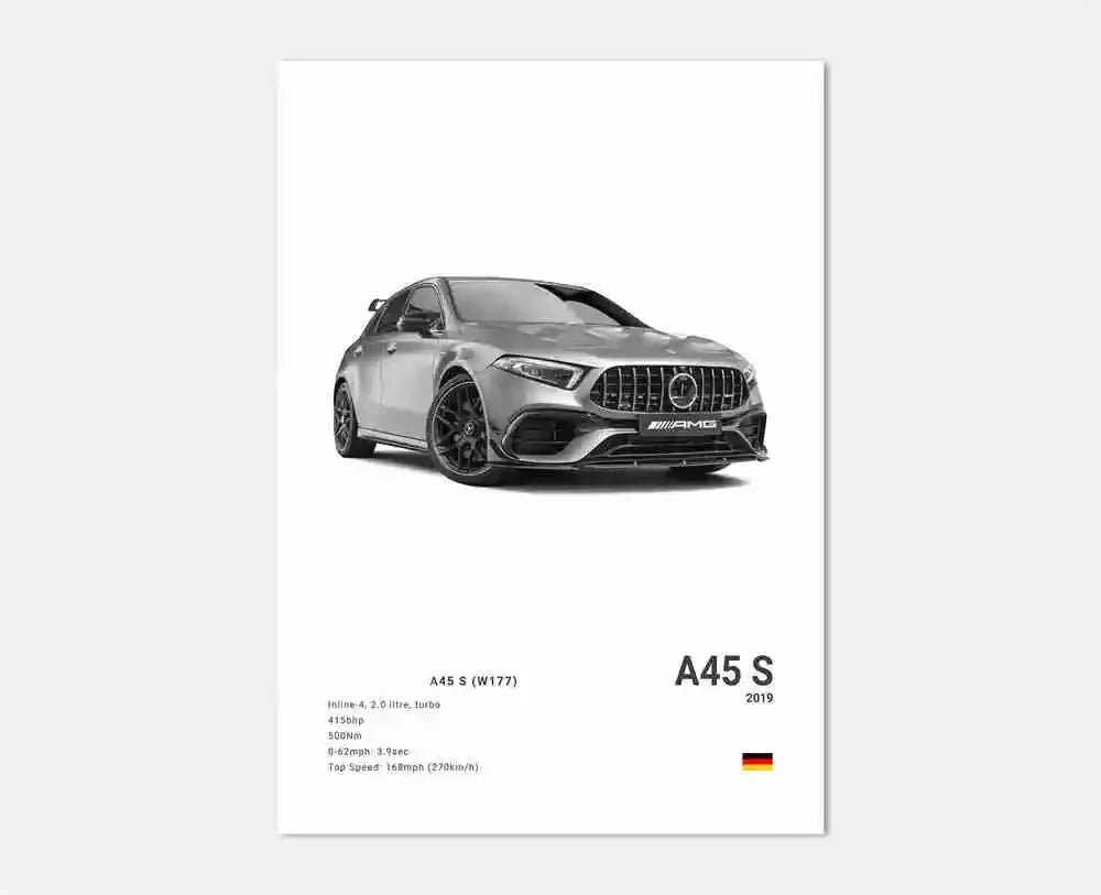 Classic Luxury Black and White Sports Car Wall Art G63 SL Gtr Sedan HD Canvas Painting Poster and Printed Home Living Room Decor