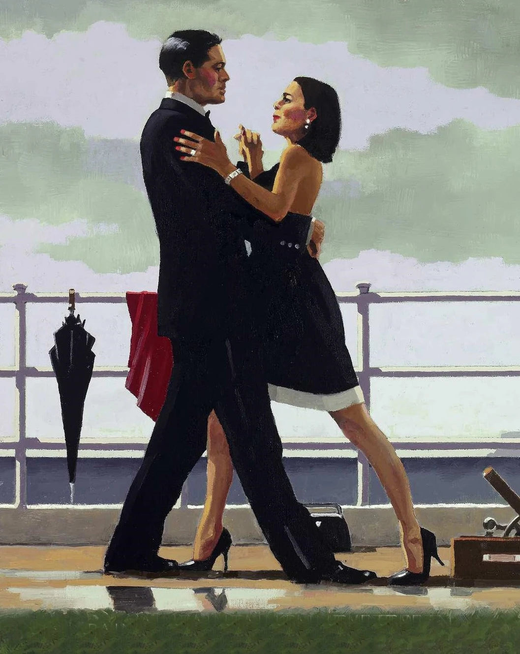 Jack Vettriano Classic Sexy Woman Portrait Nude Lover Poster Vintage Canvas Painting Wall Art Picture Erotic Home Room Decor
