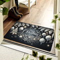 Alfombra de Navidad VIKAMA, felpudo suave, alfombra de árbol de Navidad romántica para sala de estar, alfombra para dormitorio, felpudo de bienvenida para exteriores