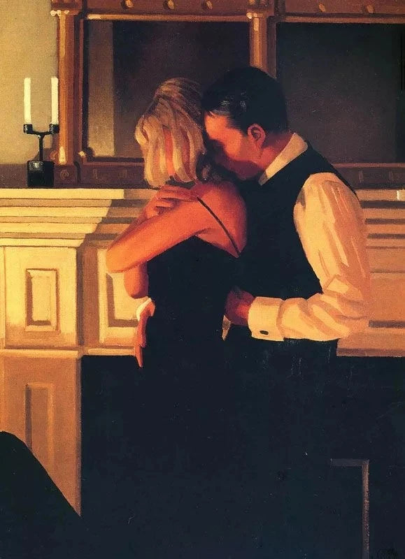 Jack Vettriano Classic Sexy Woman Portrait Nude Lover Poster Vintage Canvas Painting Wall Art Picture Erotic Home Room Decor