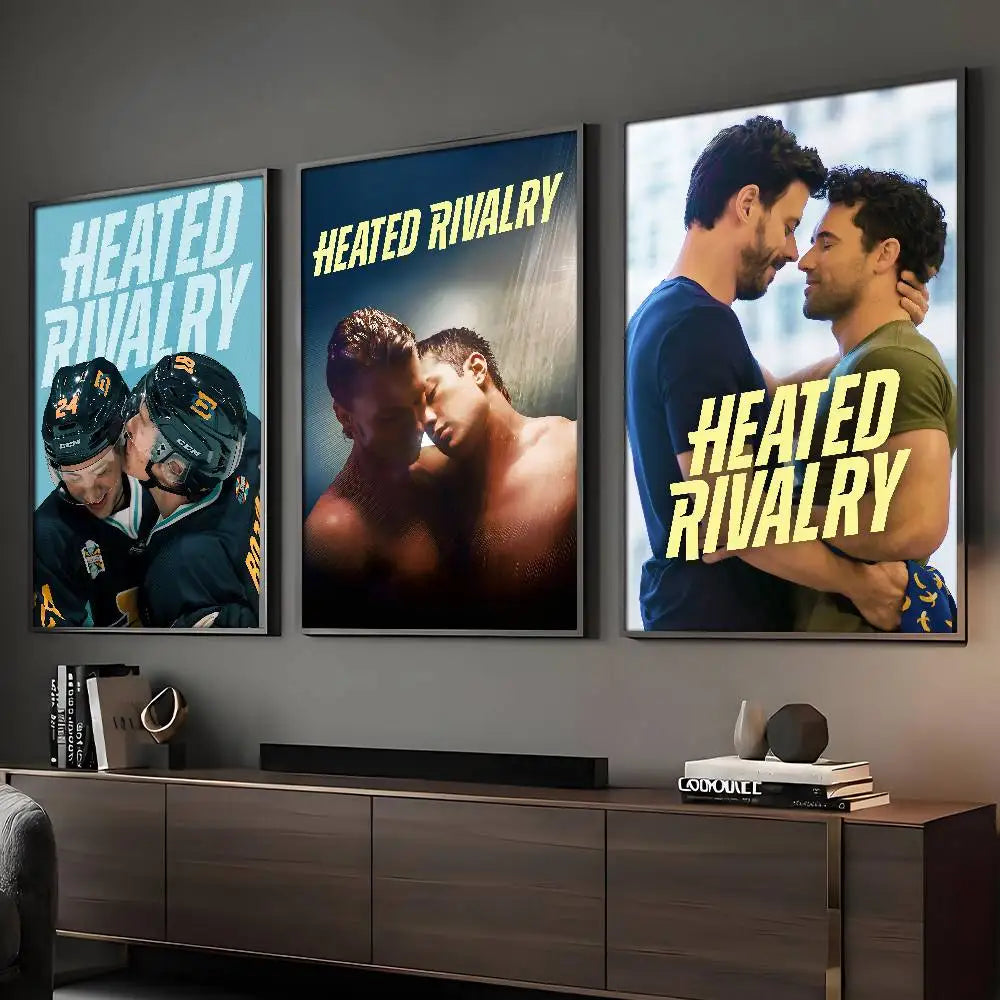 Love TV Series H-Heated R-Rivalry Poster Paintings Self Adhesive Prints Home Bedroom Living Room Decor Vintage Gift