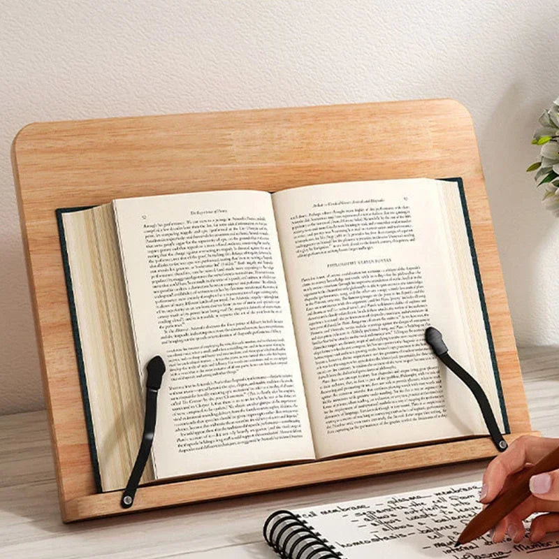 Pupitre de Lecture Réglable Support pour Tablette, Livre de Cuisine, Bureau, Salle d'Étude, Pliable