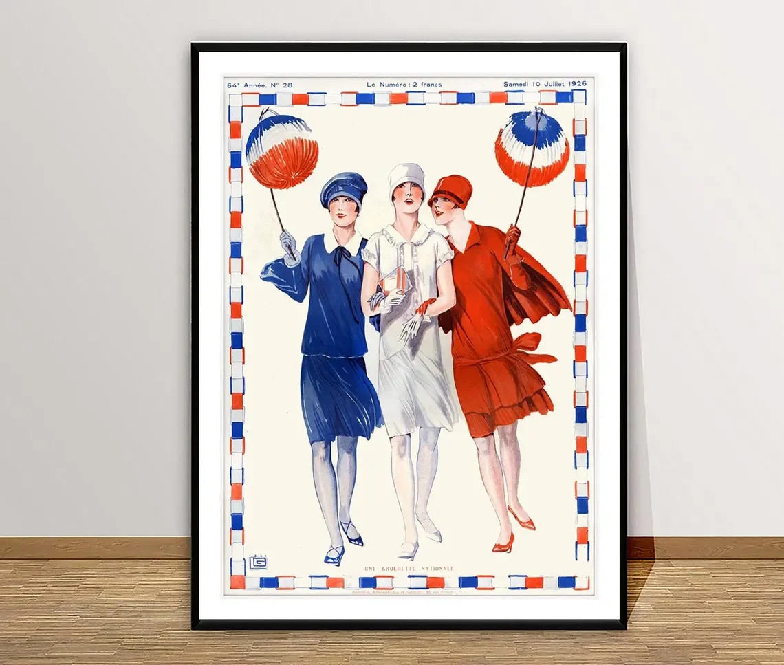 Warren B. Davis - Estampa artística La danza de las tres musas, Estampa artística de calidad museo