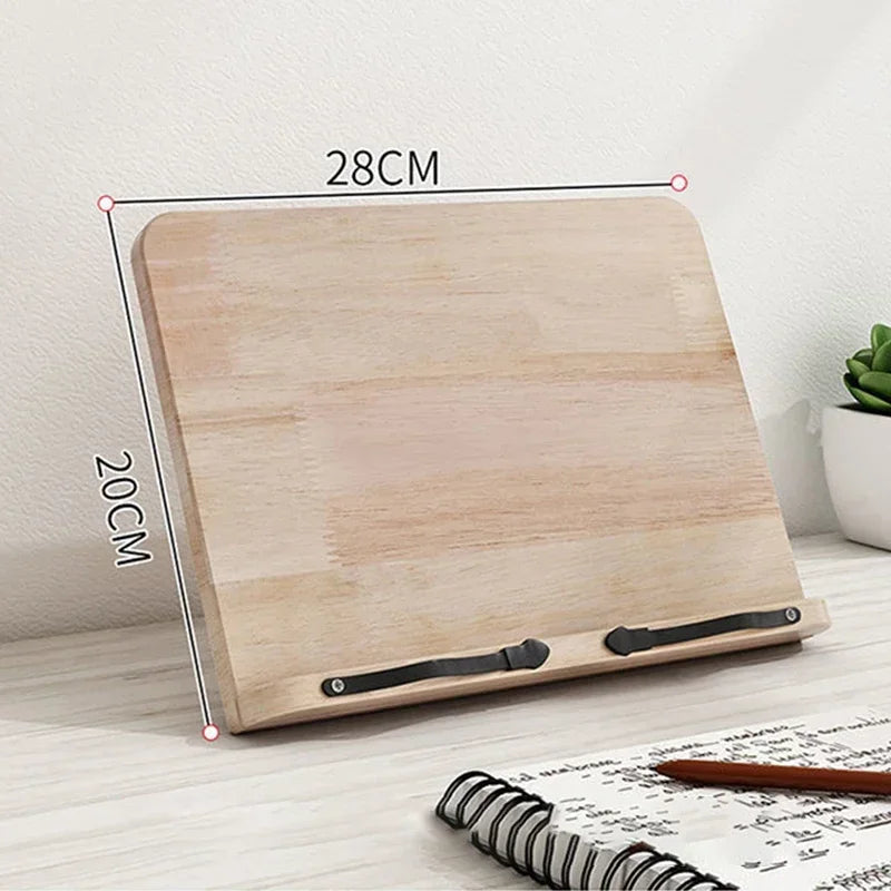 Pupitre de Lecture Réglable Support pour Tablette, Livre de Cuisine, Bureau, Salle d'Étude, Pliable