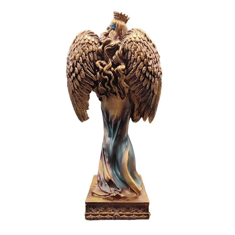 Nueva Diosa Griega de la Riqueza Estatua Artesanal de Resina Regalo Caja Oficina Escritorio Decoración Ornamento Accesorios de Decoración del Hogar