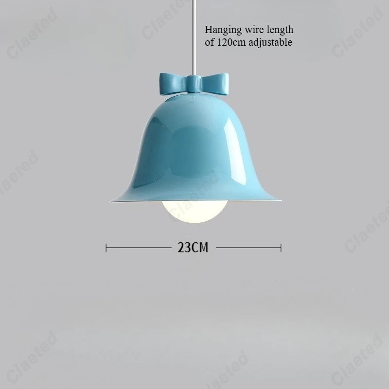 Lustre européen moderne simple LED en forme de cloche pour salon, salle à manger, bar, chambre à coucher, chevet, éclairage décoratif
