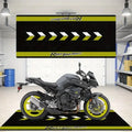 Tapis de sol d'affichage de moto VIKAMA, Décoration d'intérieur résistante à la saleté, Tapis de couloir et de passage, Couverture de chevet de chambre