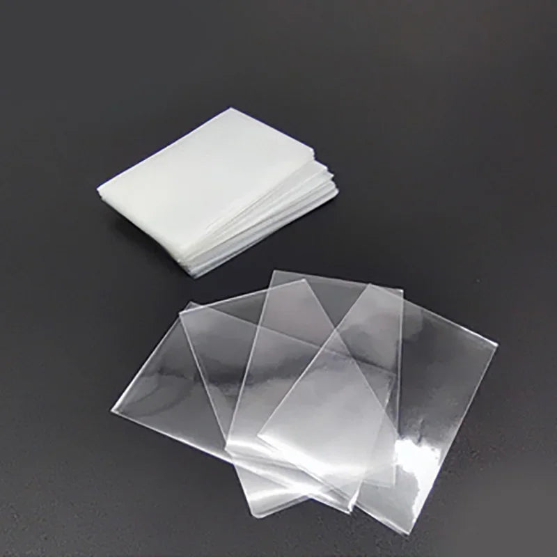 100 pièces/lot diverses tailles transparentes protège-cartes de jeux de société Magic Card Game Tarot Poker Cards Protector