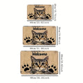 VIKAMA Cartoon Cute Cat Carpet Soft Doormat Welcome Mat Living Room Carpet Kitchen Rug Rug For Bedroom Outdoor Carpet Home Dec