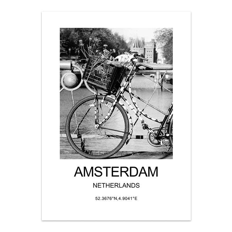 City Poster New York London Paris Wall Art for Livingroom Decoration Picture on The Wall Sheets for Paintings Canvas Home Decor