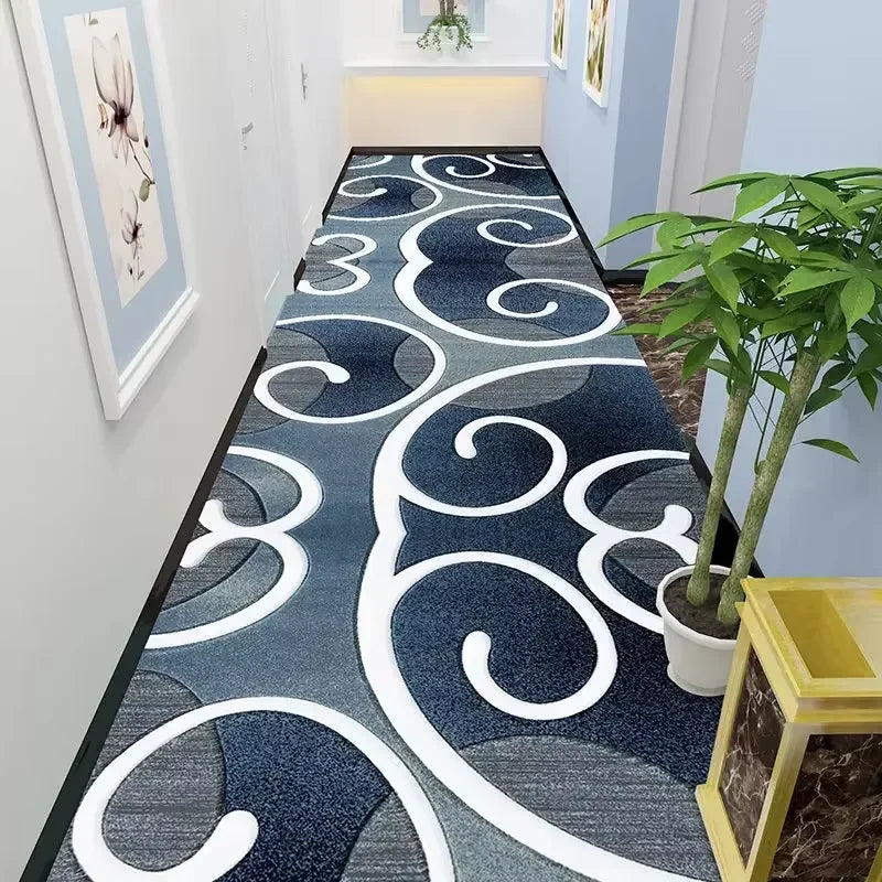 VIKAMA Tapis de cuisine à carreaux de haute qualité, long tapis de sol fin, tapis de porte, tapis de salon pour chambre à coucher, décoration intérieure