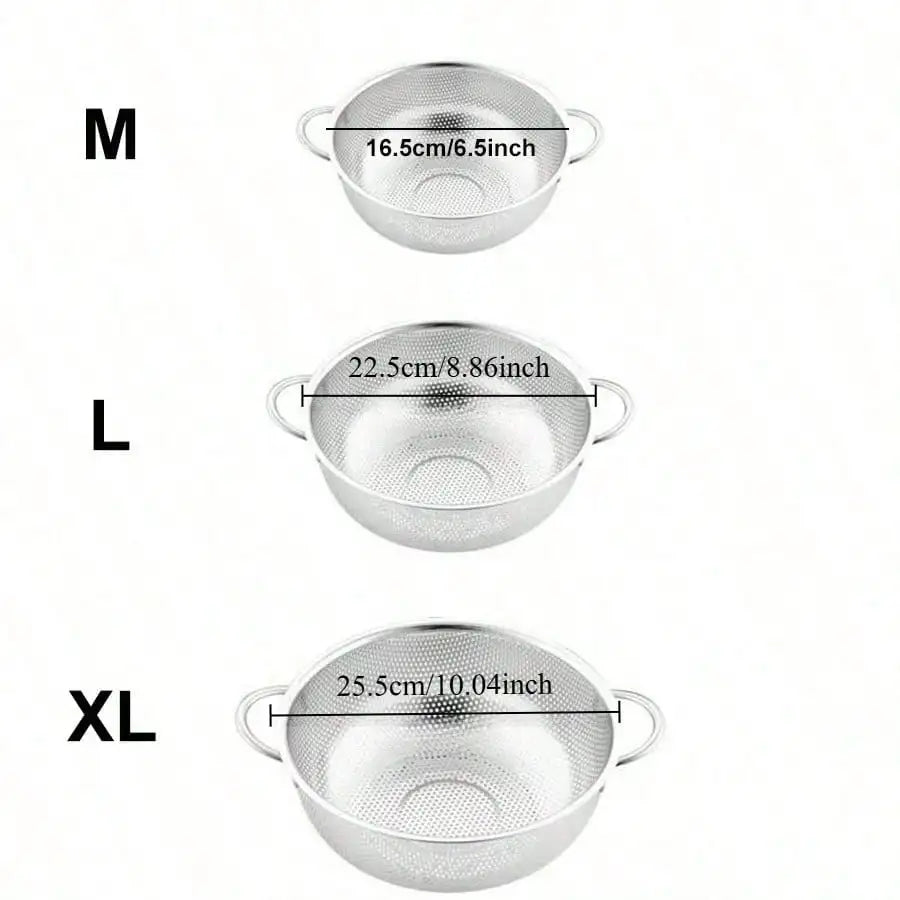 Panier de vidange en acier inoxydable, panier à laver les légumes, panier perforé, panier à laver le riz, passoire et filtre à eau