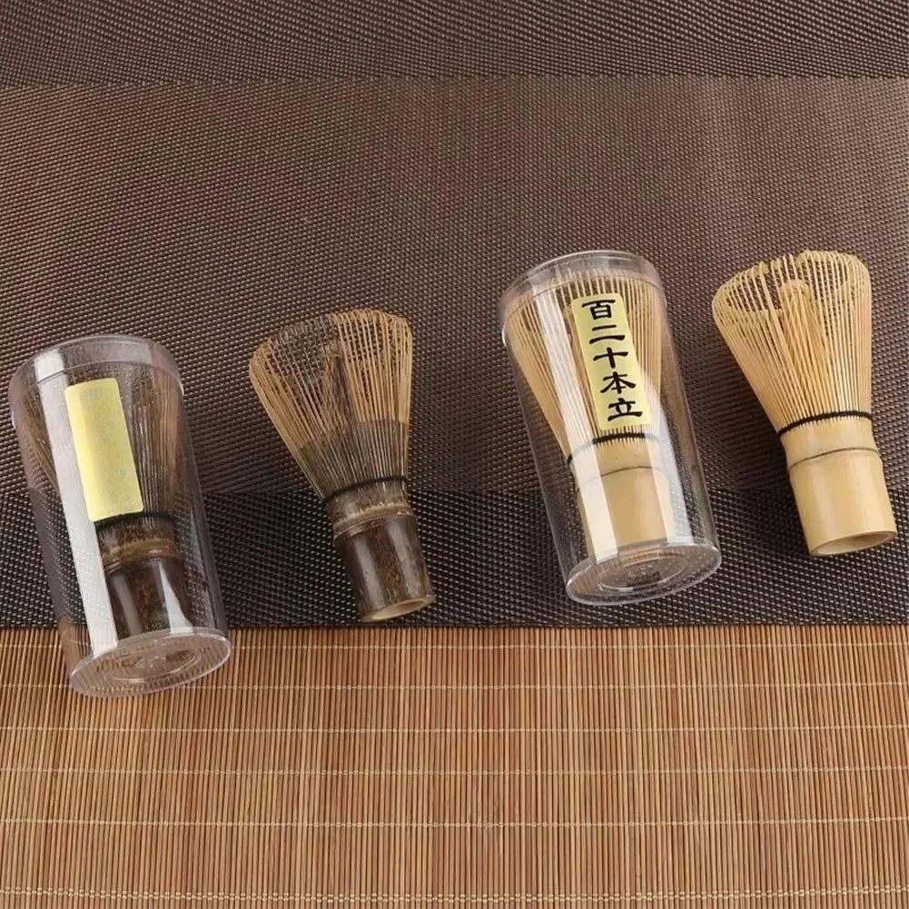 Cérémonie Japonaise Bambou Matcha Pratique Poudre Fouet Café Thé Vert Brosse Chasen Outil Moulin Brosses Accessoires de Thé