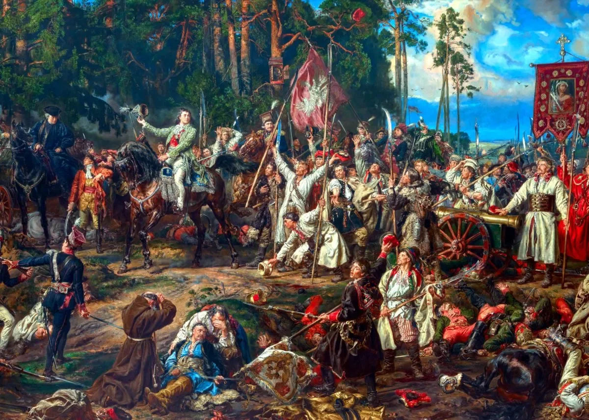 Stanczyk Jan Matejko Póster Vintage Cuadro en Lienzo Antiguo Impresión de Arte Retro Decoración del Hogar Decoración de Pared Regalo
