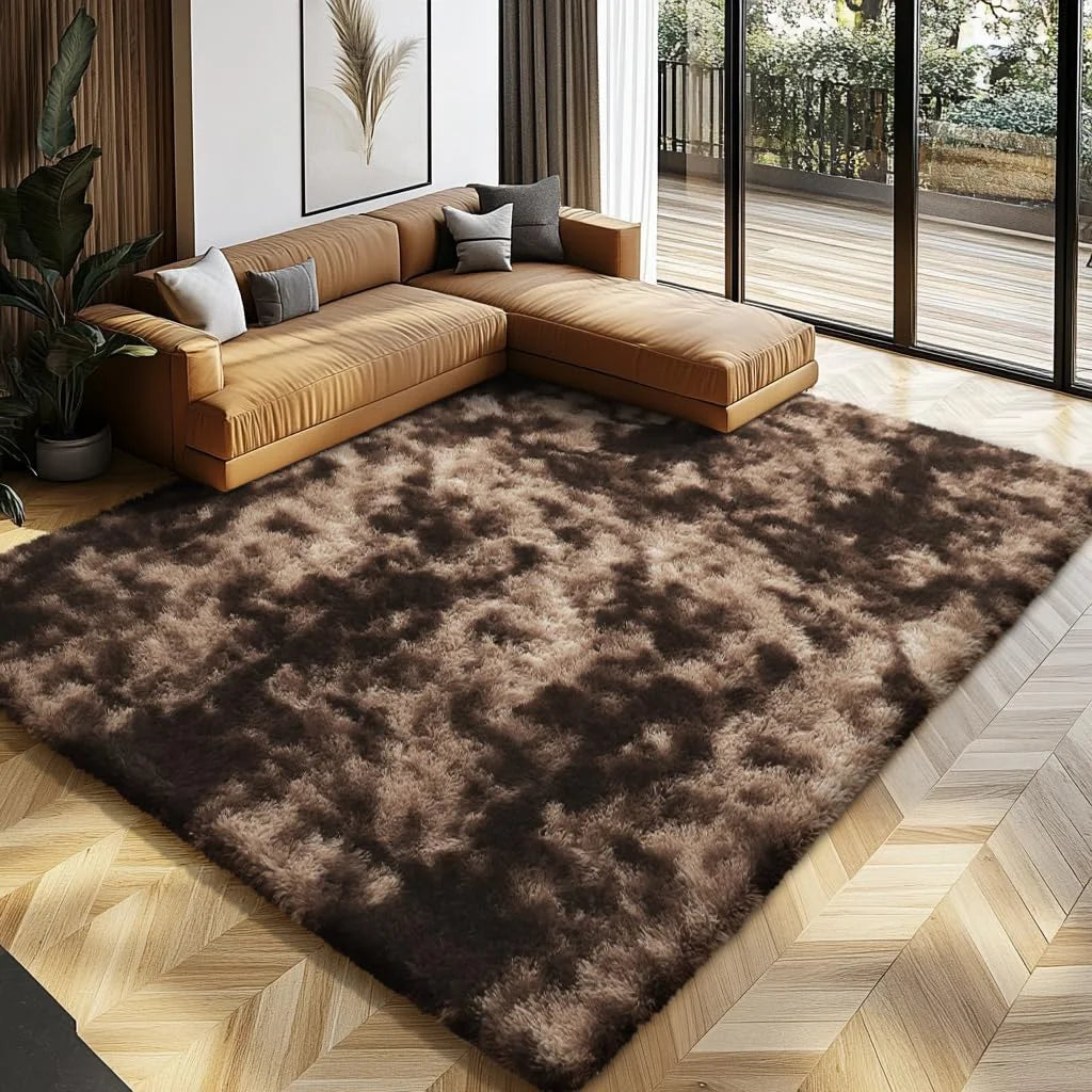 Alfombra hinchada ultrasuave VIKAMA, felpudo de interior para dormitorio y sala de estar, alfombra de guardería, decoración para el hogar de niñas y niños