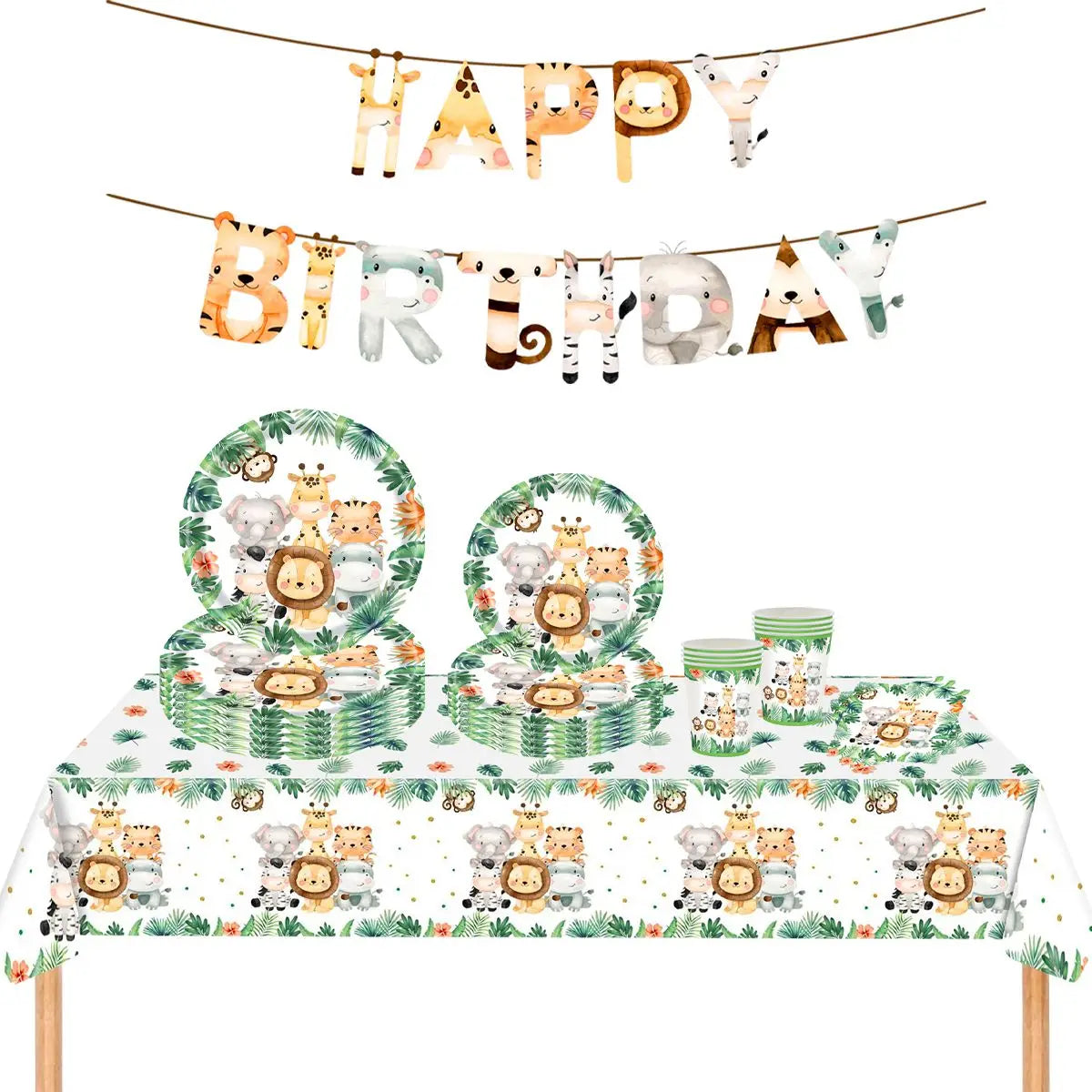 Porte-clés animaux de la jungle Porte-clés animaux de safari Lion Girafe Éléphant Porte-clés Décoration de fête d'anniversaire animaux Fête de naissance