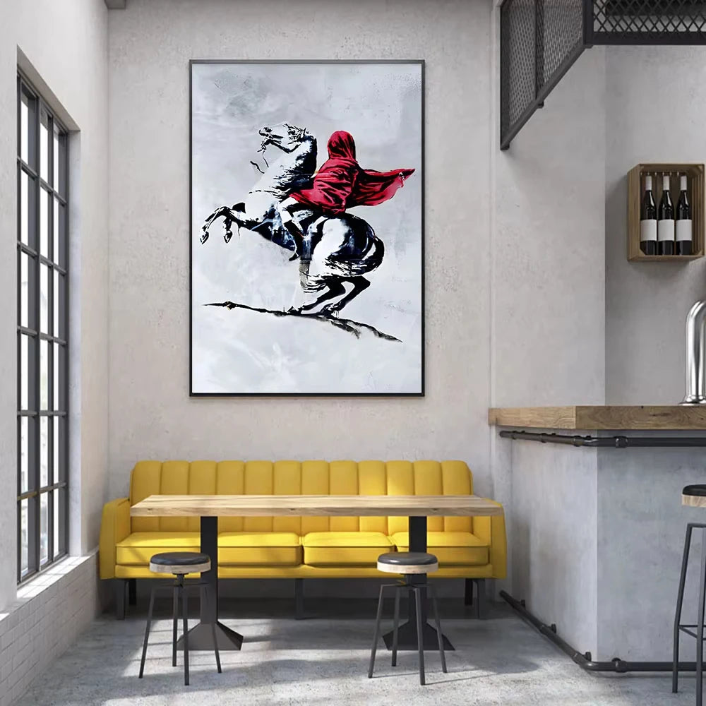Banksy Street Graffiti Decorative Canvas Painting Girl with Balloon Art Poster Abstract Figure Mural Room Wall Decoration Prints