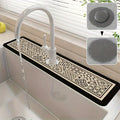 Tapis d'évier anti-éclaboussures de style rétro Tapis absorbant de cuisine Tapis de table Tapis de protection étanche pour lavabo Tapis de salle de bain