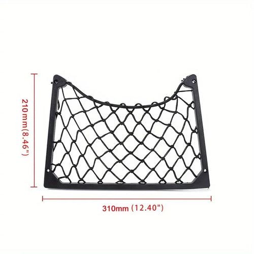 1PC Large Elastic Mesh Storage Shelf – Car Magazine Organizer Net for Vehicles, RVs, Campers & Boats