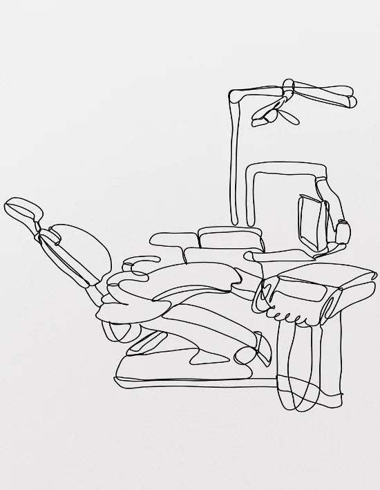 Dental Appliances for Dental Health Minimalist Teeth Dentistry Decor Canvas Painting Wall Picture Dental Hospital Wall Art Decor