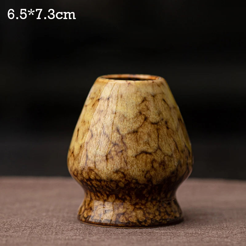 Ceramic Matcha Tea Whisk Holder For Dining Room Teahouse Matcha Ceremony Green Tea Chasen Holder Stand Bowl Teawares