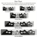 Tapis de sol de dessin animé VIKAMA 4 chatons, tapis de bain doux, paillasson, tapis de cuisine, tapis de salon doux d'hiver pour chambre à coucher, maison