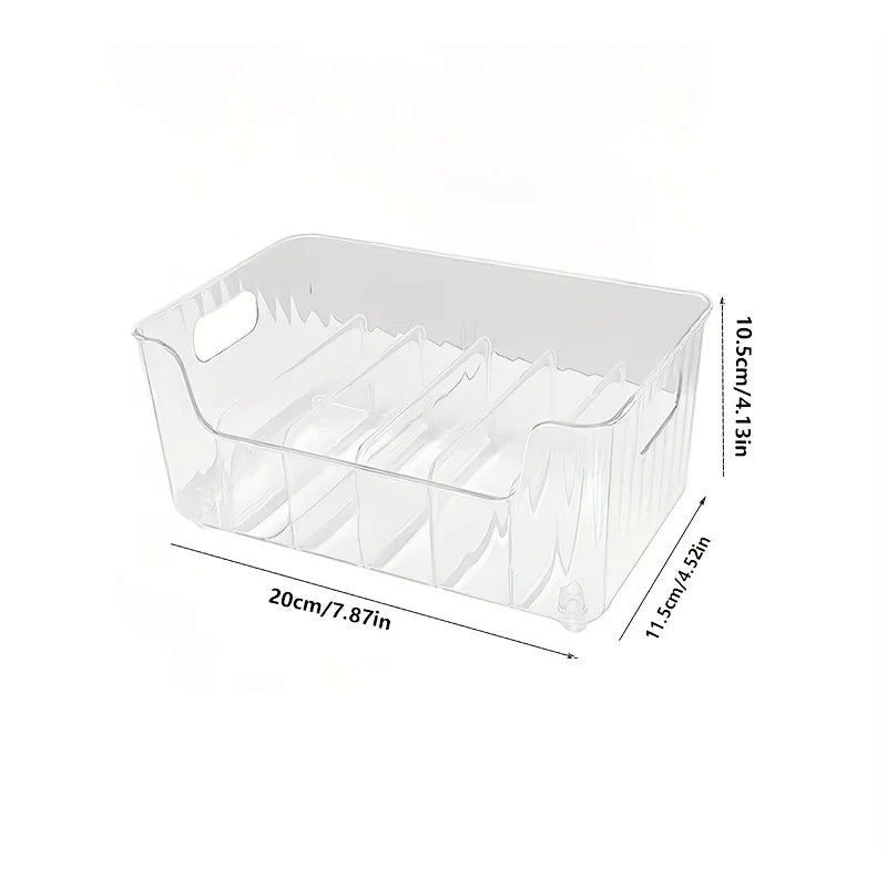6 - Étagère à épices détachable à compartiments. Grande capacité pour le rangement des assaisonnements dans le réfrigérateur, les armoires et sur le comptoir. Organisateur pratique.