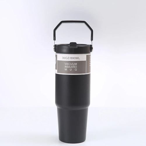 Taza isotérmica de 30 oz de acero inoxidable 304, aislamiento al vacío, material Tritan sin BPA, perfecta para bebidas frías y calientes