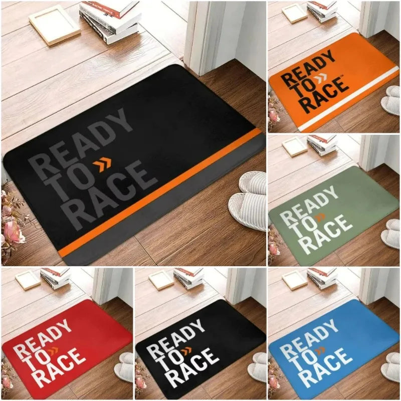 Tapis d'entrée de porte avant Prêt à courir Tapis de sol intérieur pour motard, salle de bain, cuisine, balcon, paillasson, tapis de pied pour toilettes