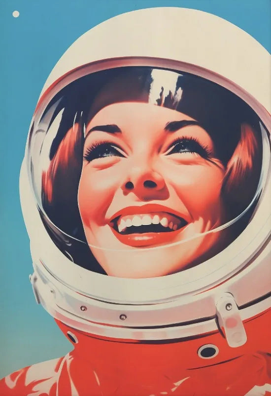 Póster Artístico de Viajes Espaciales, Cómic Vintage, Póster Alienígena Divertido, Alienígena con Decoración Humana para Pared, Humor de Bar, Decoración Retro, Lienzo Impreso de los 90