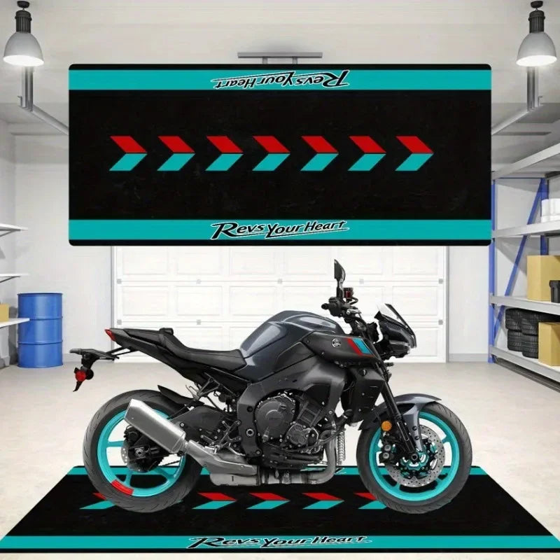 Alfombra de suelo para motocicleta VIKAMA, decoración del hogar resistente a la suciedad, alfombra para pasillo y corredor, manta para mesita de noche