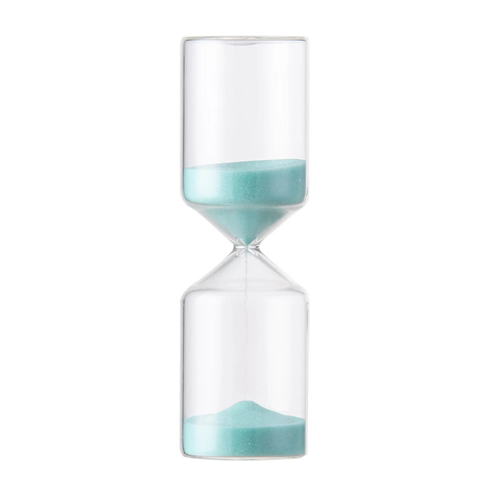 5/10/15/30 Minutes Sandglass Sand Timer Color Glass Hourglass Sand Clock Children Kids Gift Fashion Home Decoration