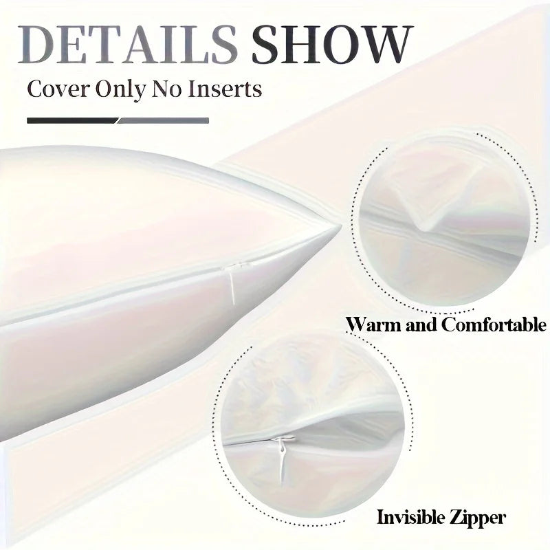 Taies d'oreiller de couleur crème d'inspiration nordique VIKAMA, oreillers multi-tailles pour le salon, le bureau et la décoration de la maison.