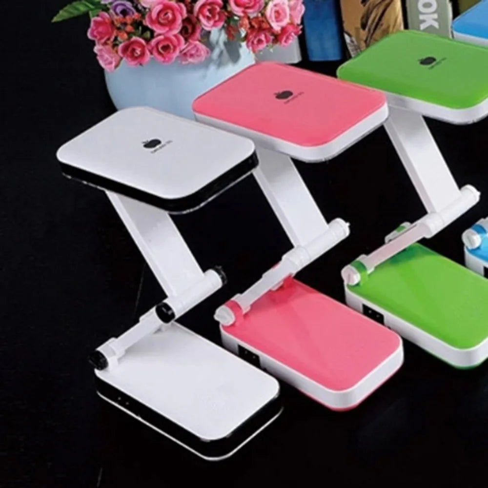 Lámpara de mesa LED plegable recargable de 24 LED, lámpara de escritorio plegable para estudiantes, lectura, escritura, iluminación de dormitorio