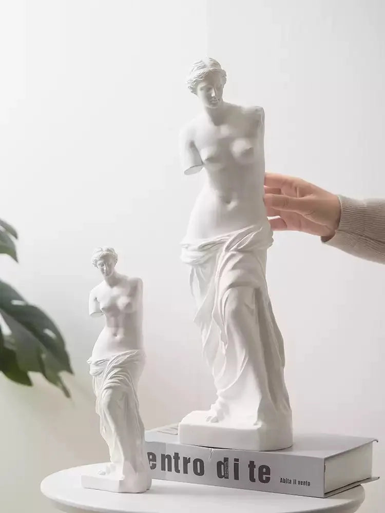 Greek Mythology Resin Figurine, Venus de Milo Statue, Aphrodite Sculpture, Goddess Figurine, Art Decoration