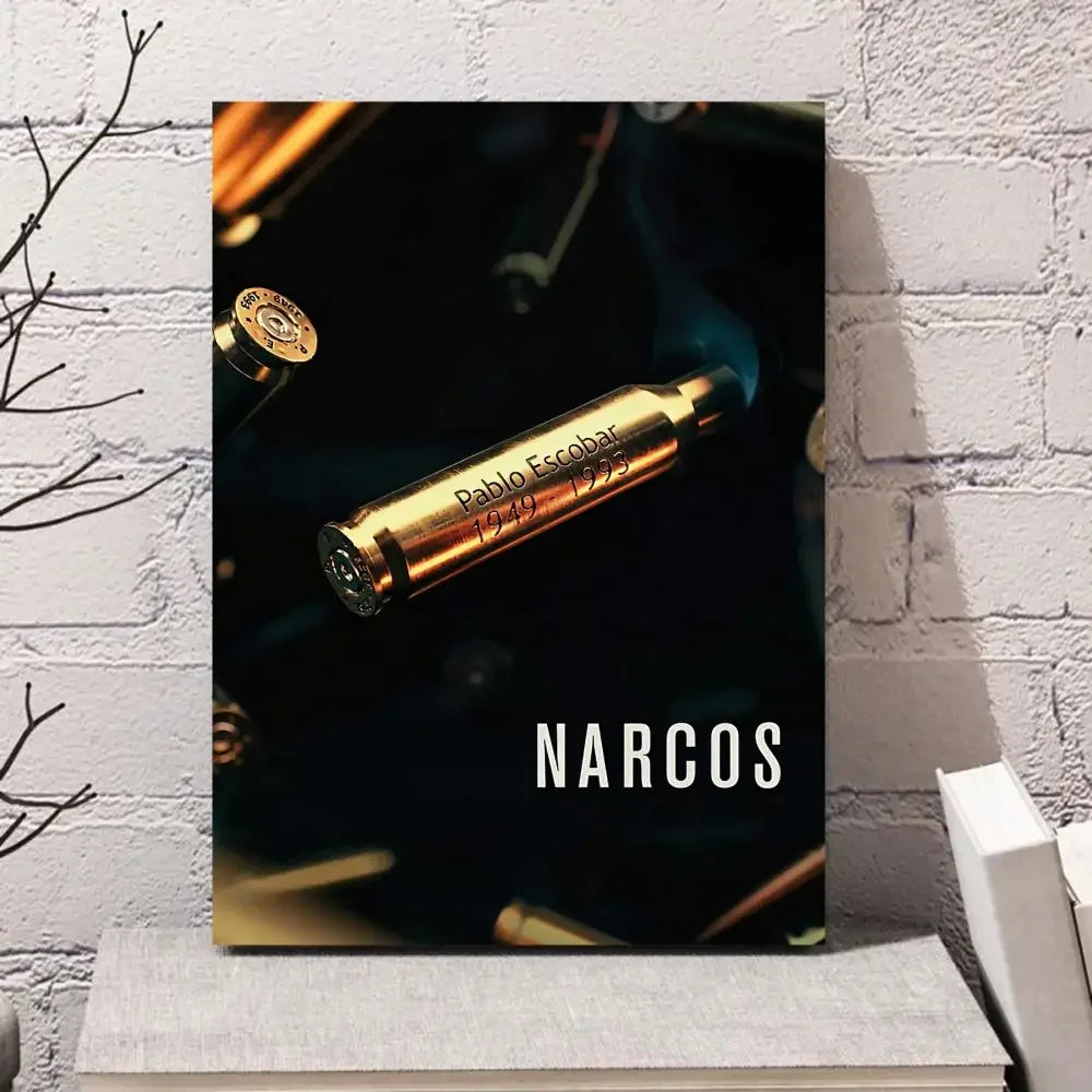 Classic Vintage , Wall Art, Drug Lords TV Series Pablo Escobar, Canvas Printed Poster, Home Living Room Bedroom Decoration