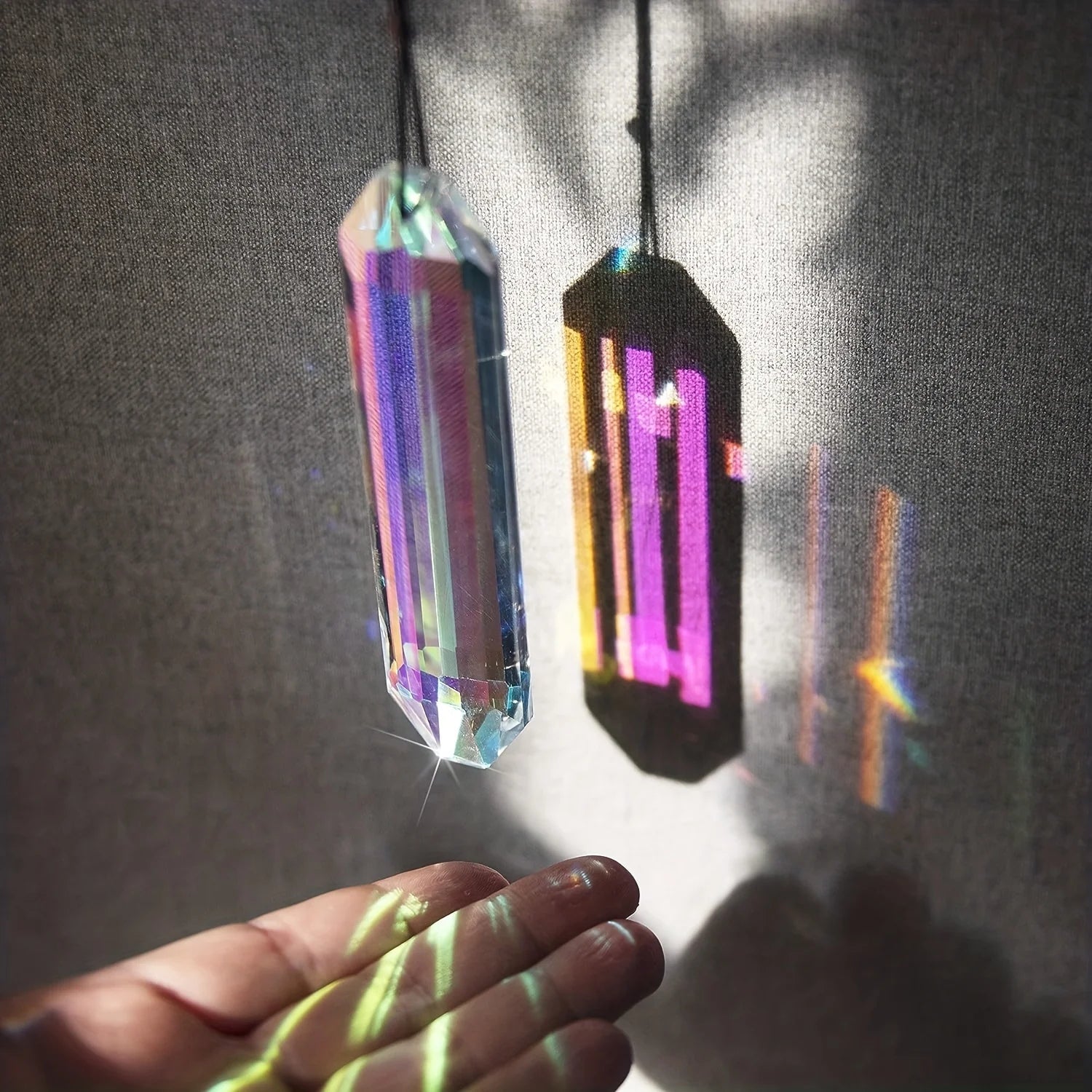 2 unidades de 12 mm de cristal atrapasol, decoración de bodas, adorno para fiestas y hogar