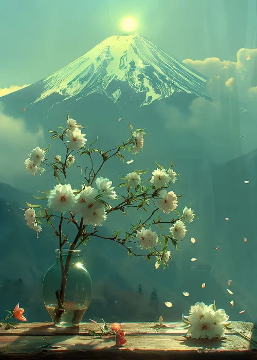 Jarrón de flores de naturaleza muerta, decoración de pared de pintura botánica vintage, jarrones antiguos vintage, impresiones estéticas, pintura de lienzo de olivo