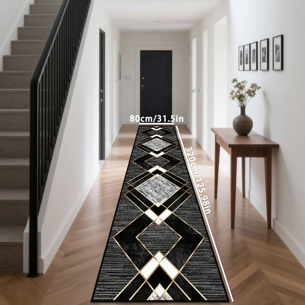 Alfombra de calavera negra VIKAMA, decoración de Halloween estilo gótico, alfombras grandes para balcón, pasillo, cocina, felpudo