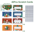 Tarjetas Rasca y Gana de Navidad, Decoraciones Navideñas para el Hogar 2025, Regalos Sorpresa DIY de Navidad y Año Nuevo 2026
