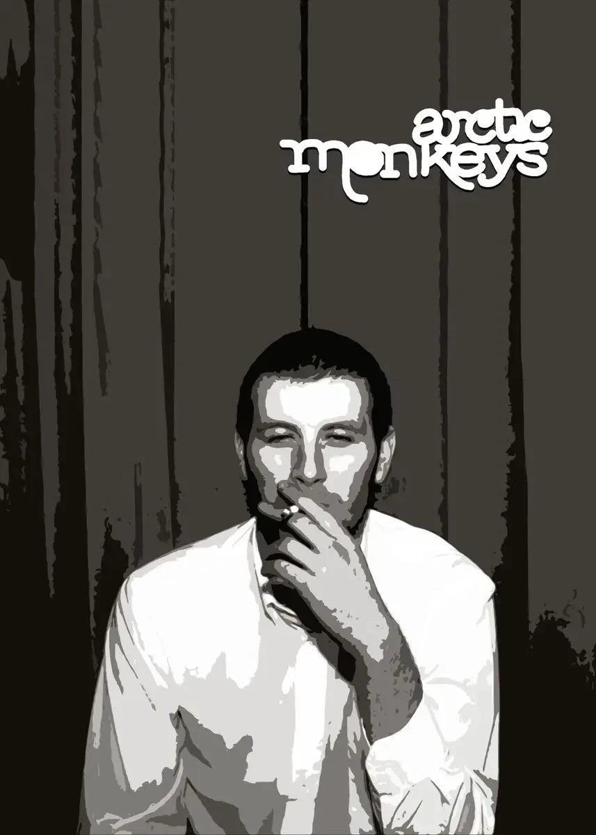 Póster Vintage Arctic Monkeys Rock Band Música Portada Serie Arte Pintura Lienzo Impresión Pared Sala Estar Decoración del Hogar