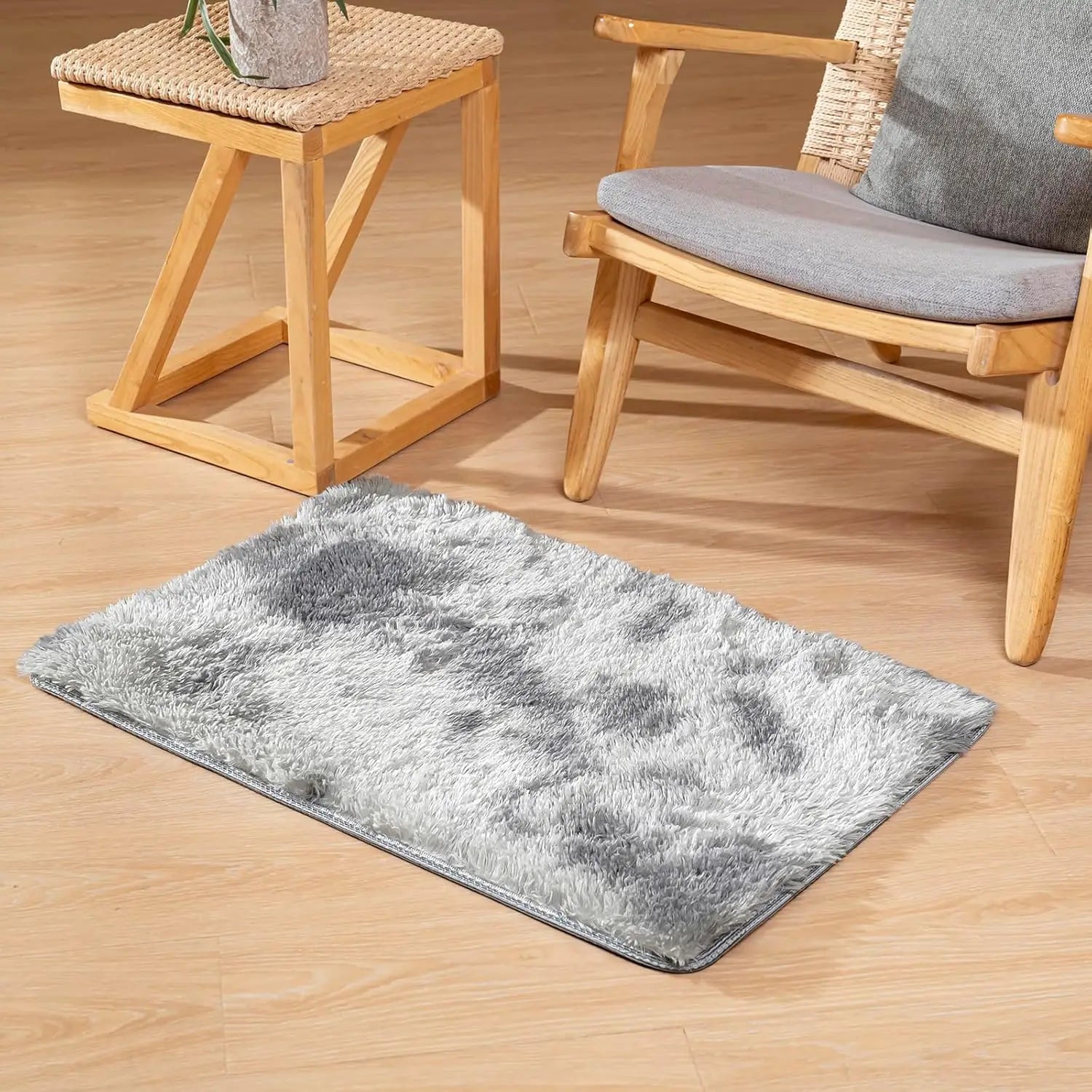 VIKAMA 40*60 Felpudo Alfombrilla de Bienvenida Alfombra Suave para Sala de Estar Alfombra para Dormitorio Suave Alfombrilla Cálida de Invierno Alfombra de Habitación Decoración del Hogar